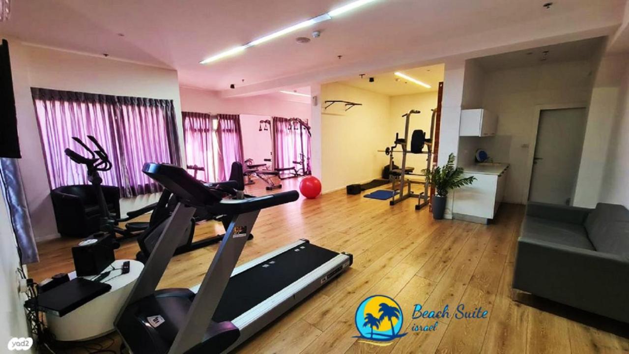 Beach Suite Israel- Private Jacuzzi Garden Suite & Gym, 3 Min Walk To Beach ביץ סוייט ישראל- ג'קוזי פרטי בגינה 3 דקות הליכה לים וחדר כושר Ашкелон Екстер'єр фото