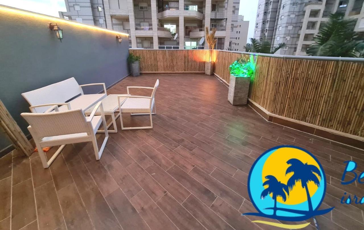 Beach Suite Israel- Private Jacuzzi Garden Suite & Gym, 3 Min Walk To Beach ביץ סוייט ישראל- ג'קוזי פרטי בגינה 3 דקות הליכה לים וחדר כושר Ашкелон Екстер'єр фото