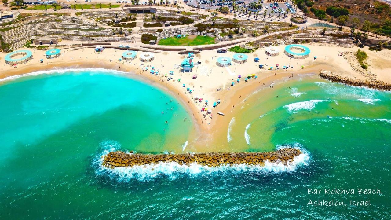 Beach Suite Israel- Private Jacuzzi Garden Suite & Gym, 3 Min Walk To Beach ביץ סוייט ישראל- ג'קוזי פרטי בגינה 3 דקות הליכה לים וחדר כושר Ашкелон Екстер'єр фото